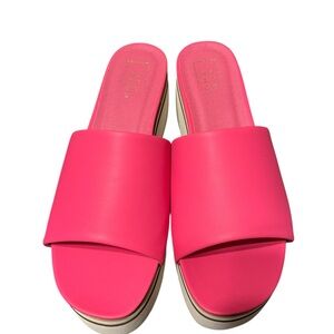 ShuShop Magenta Jade Platform Women's Sandals